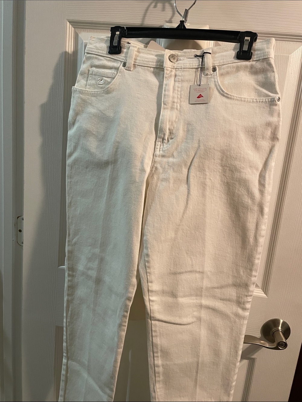 Gloria Vanderbilt Women's White Petite Stretch Jeans - NEW